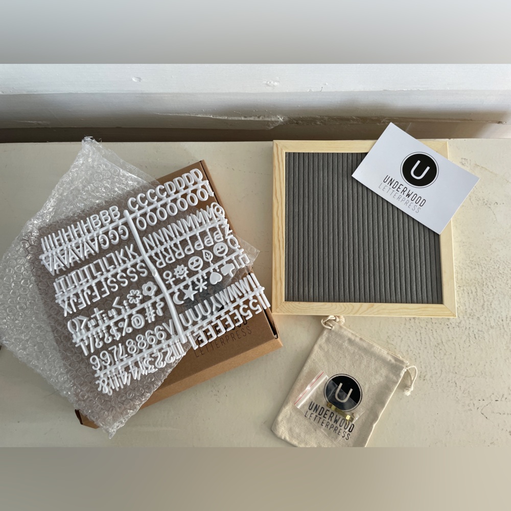 NWOT Underwood Letterpress